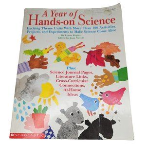 🌼 3/$15 A YEAR OF HANDS ON SCIENCE Scholastic VINTAGE 1996 Grade K-3 Workbook